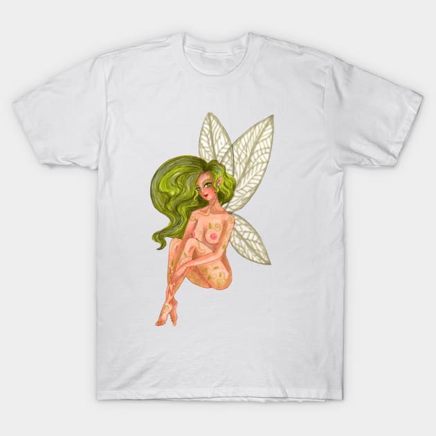 Green Faerie T-Shirt by LaGelfling